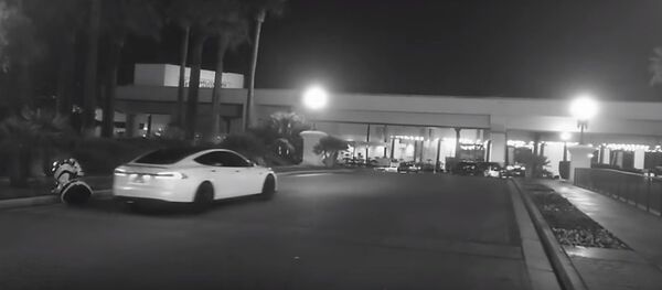 Беспилотная Tesla Model S сбила автономного робота - Sputnik Молдова