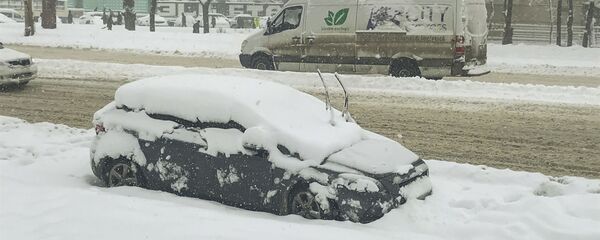 Зима в Кишиневе.  - Sputnik Молдова