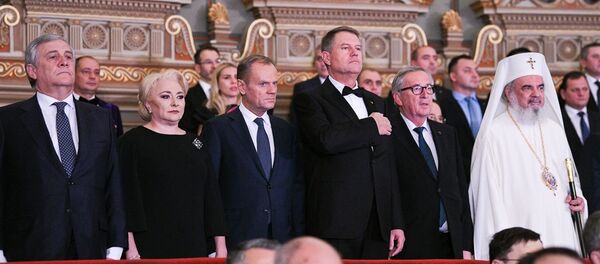 Participare la Ceremonia de lansare a Președinției României la Consiliul Uniunii Europene - Sputnik Moldova-România