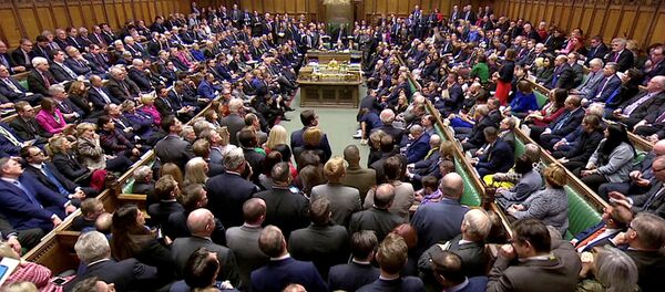 Parlamentul Marii Britanii după votul asupra acordului Brexit - Sputnik Moldova