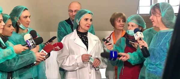 Sorina Pintea, vizită la maternitate - Sputnik Moldova-România