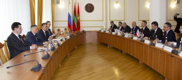 В Тирасполе встретились действующий председатель ОБСЕ Мирослав Лайчак и лидер Приднестровья Вадим Красносельский - Sputnik Молдова