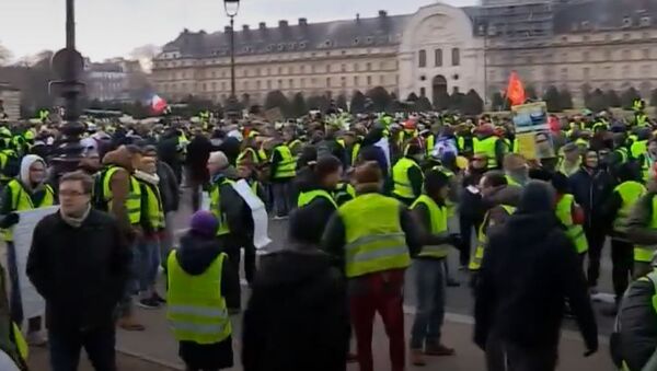 LIVЕ: Protestele Vestelor Galbene la Paris - Sputnik Moldova-România