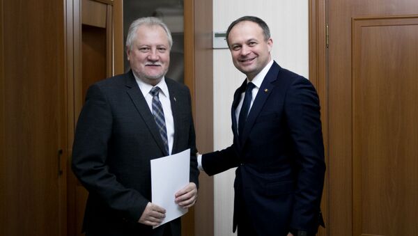 Andrian Candu cu Veaceslav Untila, președintele Curții de Conturi - Sputnik Moldova