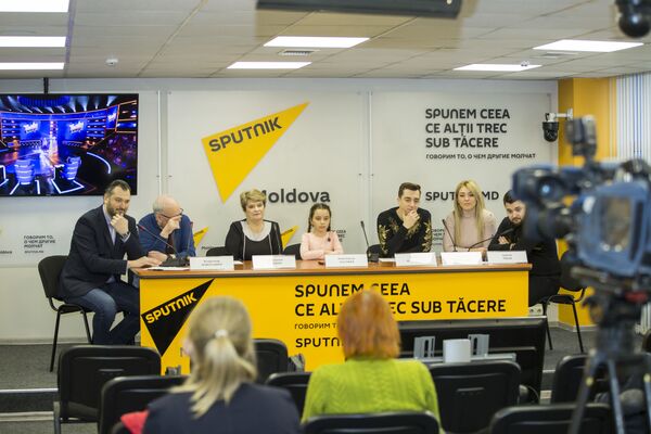 Пресс-конференции Анастасии Лисовой в пресс-центре Sputnik Молдова 31 января. - Sputnik Молдова