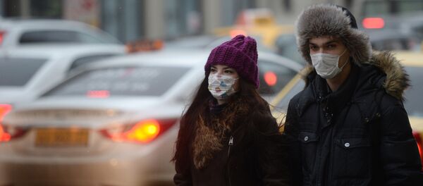 Грипп, маска ОРЗ, ОРВИ  - Sputnik Moldova