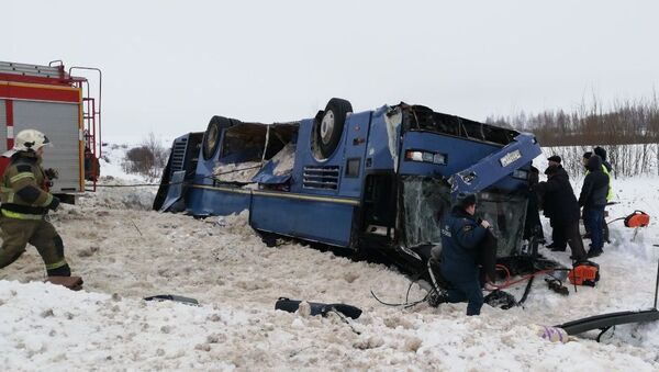 Авария с автобусом в Калужской области - Sputnik Молдова