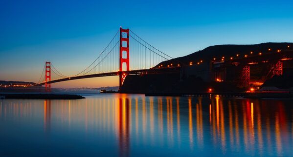Вид на Золотой мост в Сан-Франциско - Sputnik Молдова