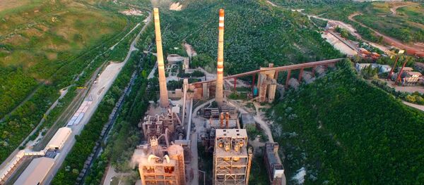 Uzina de ciment din or. Rezina цементный завод г. Резина - Sputnik Moldova