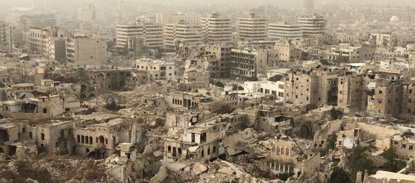 Ruinile orașului Aleppo, Siria - Sputnik Moldova
