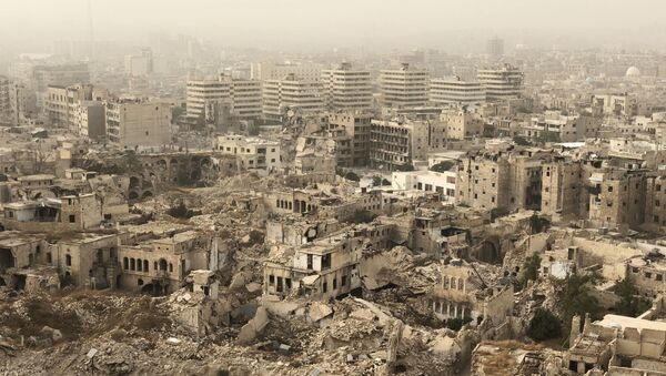 Ruinile orașului Aleppo, Siria - Sputnik Moldova-România
