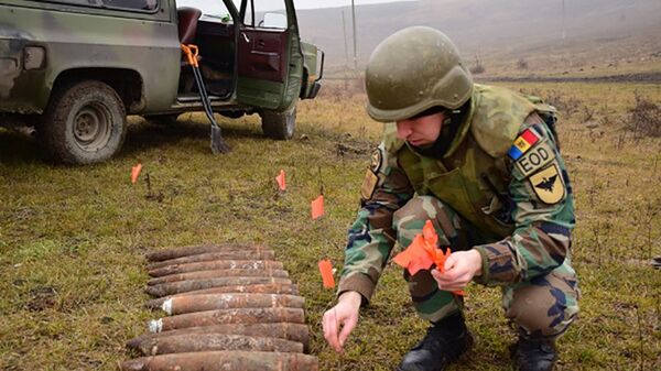 22 de obiecte explozive, distruse de geniştii Armatei Naţionale - Sputnik Moldova