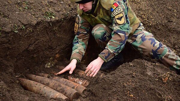 22 de obiecte explozive, distruse de geniştii Armatei Naţionale - Sputnik Молдова