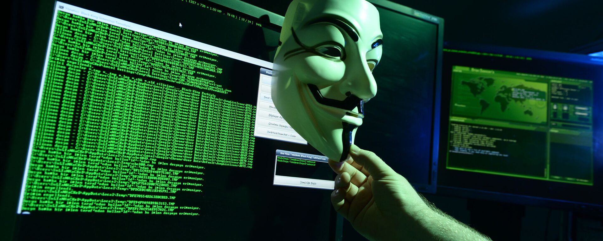 Atac hacker al Anonymous - grup de hackeri - Sputnik Moldova-România, 1920, 25.02.2022
