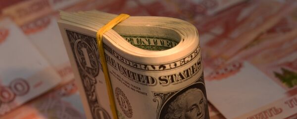 Rubla, Dolar SUA, Денежные купюры России и США - Sputnik Moldova-România