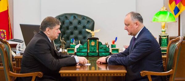 Игорь Додон и Андрей Негуцэ - Sputnik Молдова