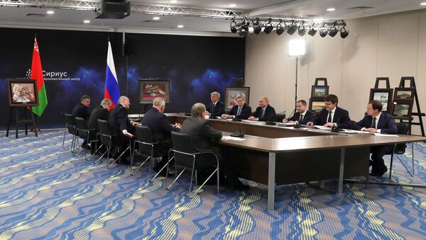 Рабочая поездка президента РФ В. Путина в Сочи - Sputnik Moldova-România