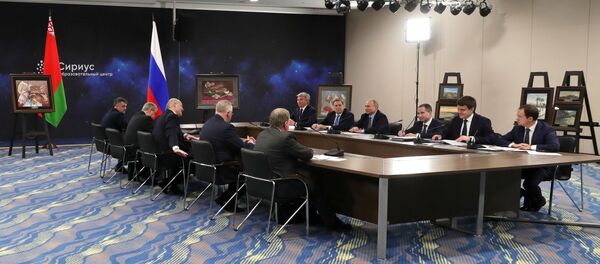 Рабочая поездка президента РФ В. Путина в Сочи - Sputnik Moldova