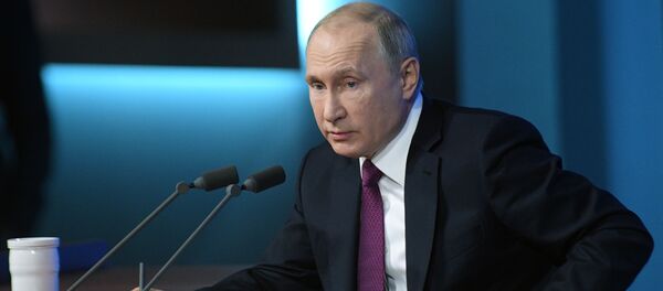 Ежегодная большая пресс-конференция президента РФ В. Путина - Sputnik Moldova