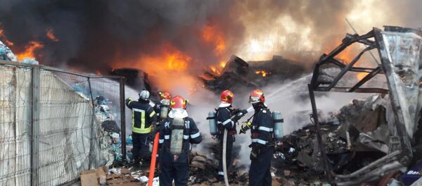 Incendiu lângă București - Sputnik Moldova-România