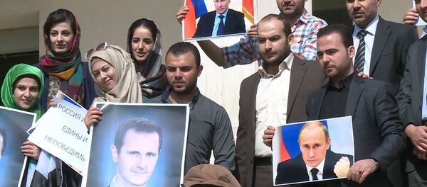 “Спасибо, Россия! - сирийцы в разных странах поблагодарили РФ за борьбу с ИГ - Sputnik Молдова