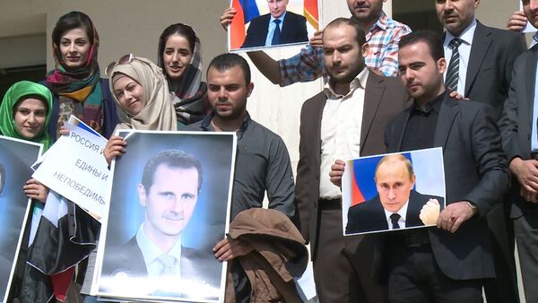“Спасибо, Россия! - сирийцы в разных странах поблагодарили РФ за борьбу с ИГ - Sputnik Молдова
