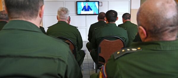 Трансляция ежегодного послания президента РФ В. Путина к Федеральному собранию - Sputnik Молдова