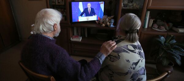 Трансляция ежегодного послания президента РФ В. Путина к Федеральному собранию Трансляция ежегодного послания президента РФ В. Путина к Федеральному собранию - Sputnik Молдова