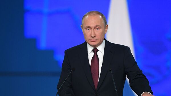 Ежегодное послание президента РФ В. Путина Федеральному Собранию - Sputnik Moldova-România