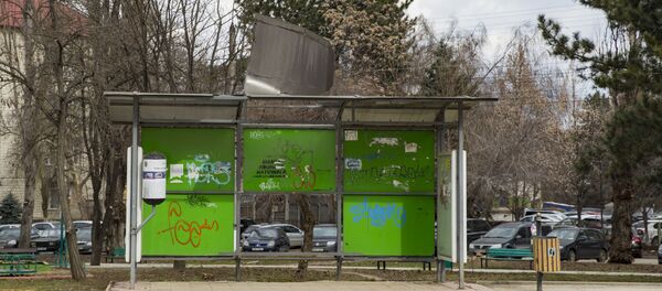 Остановка общественного транспорта, архивное фото.  - Sputnik Молдова