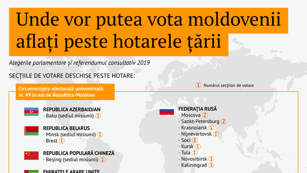 Unde vom putea vota peste hotare în ziua alegerilor - Sputnik Moldova