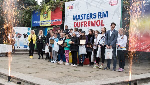 Фейерверк в честь победителей итогового теннисного турнира Masters Dufremol 2015 - Sputnik Молдова
