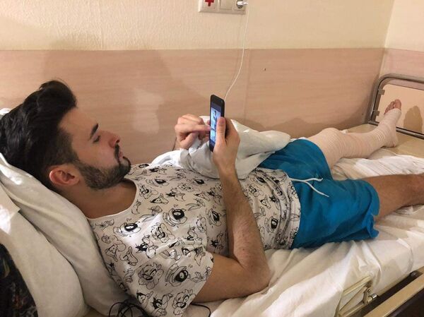 Эксклюзивные фото: фаворит отбора на Евровидение – на грани жизни и смерти - Sputnik Молдова