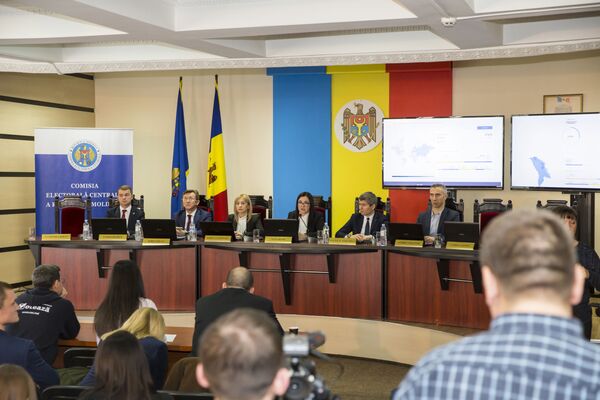 Briefingul Comisiei Electorale Centrale - Sputnik Moldova