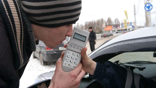 Проверка водителей на трезвость - Sputnik Молдова