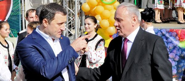 Президент Молдовы Николай Тимофти и экс-премьер страны Владимир Филат - Sputnik Молдова