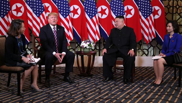 U.S. President Donald Trump and North Korean leader Kim Jong Un - Sputnik Moldova