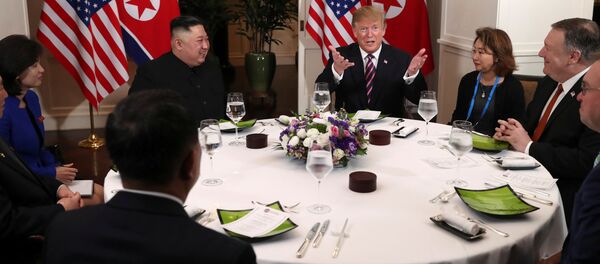 U.S. President Donald Trump and North Korean leader Kim Jong Un - Sputnik Moldova-România