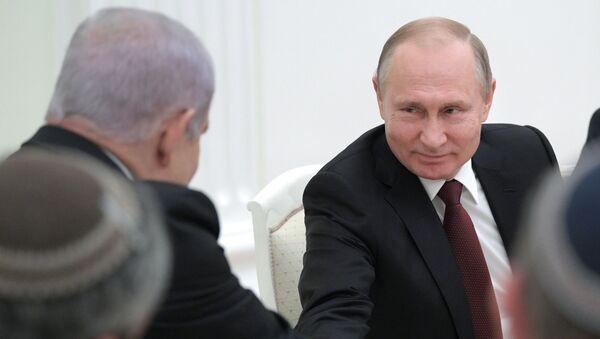 Президент РФ В. Путин встретился с премьер-министром Израиля Б. Нетаньяху - Sputnik Молдова