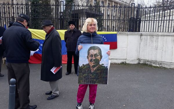 Protest la București: ”Jos mâinile de pe Venezuela!” - Sputnik Moldova-România