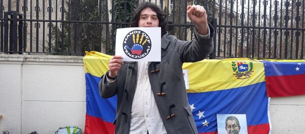 Protest la București: ”Jos mâinile de pe Venezuela!” - Sputnik Moldova-România
