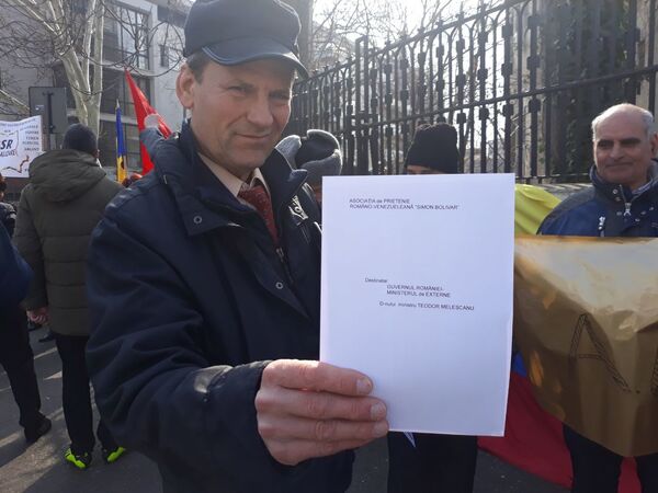 Protest la București: ”Jos mâinile de pe Venezuela!” - (FOTO/VIDEO) Protest la București: ”Jos mâinile de pe Venezuela!” - (FOTO/VIDEO) - Sputnik Moldova-România