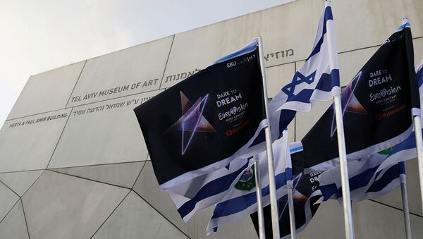 Флаги Израиля и конкурса Евровидение-2019 в Тель-Авиве - Sputnik Молдова