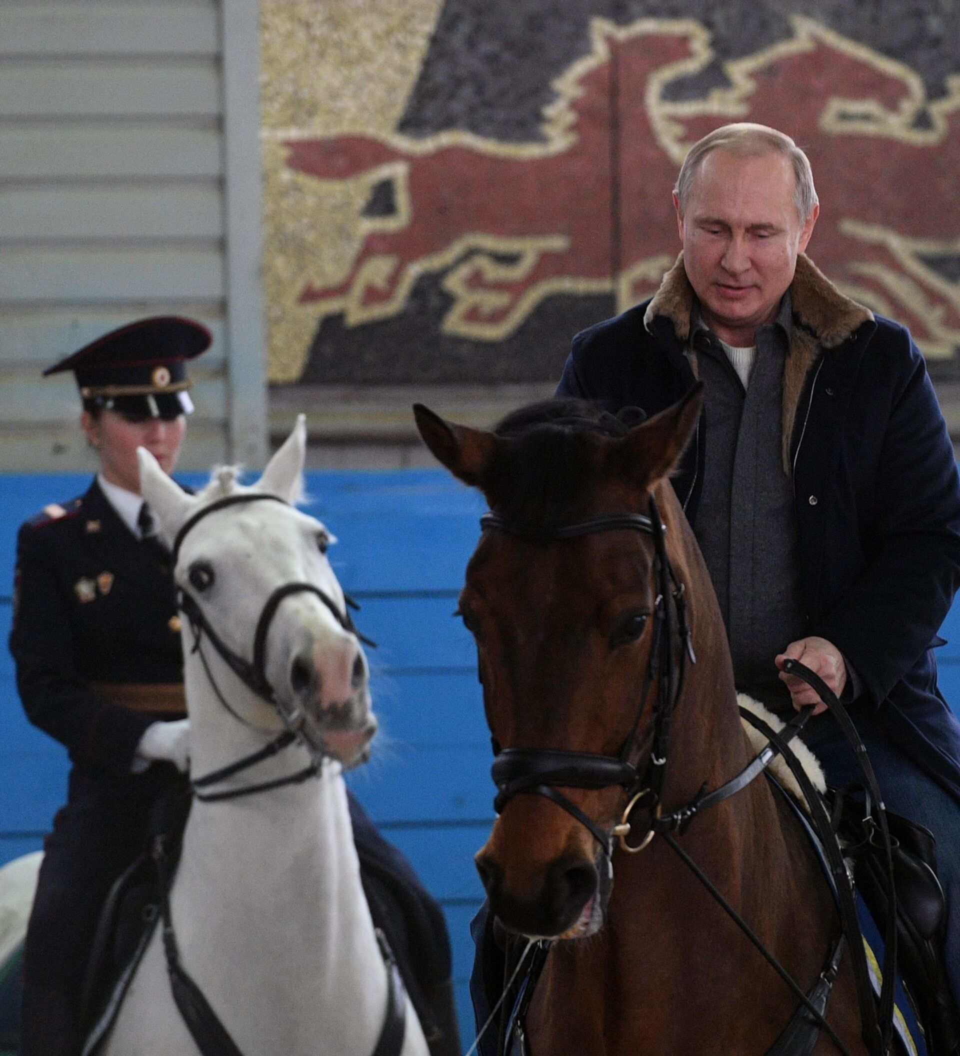 Путин на белом коне