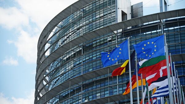 Здание Европейского парламента в Страсбурге - Sputnik Moldova-România