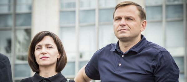Майя Санду и Андрей Нэстасе - Sputnik Moldova-România