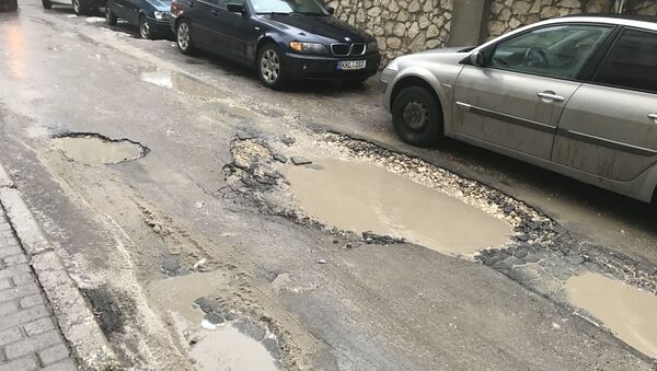 Străzi desfundate în Chișinău - Sputnik Moldova