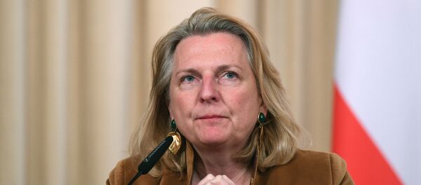 Встреча глав МИД РФ и Австрии С. Лаврова и К. Кнайсль - Sputnik Moldova-România