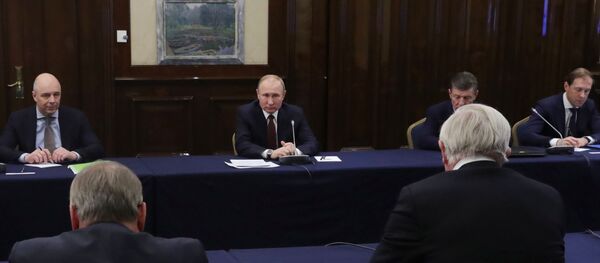 Президент РФ В. Путин провел встречу с членами бюро РСПП - Sputnik Moldova