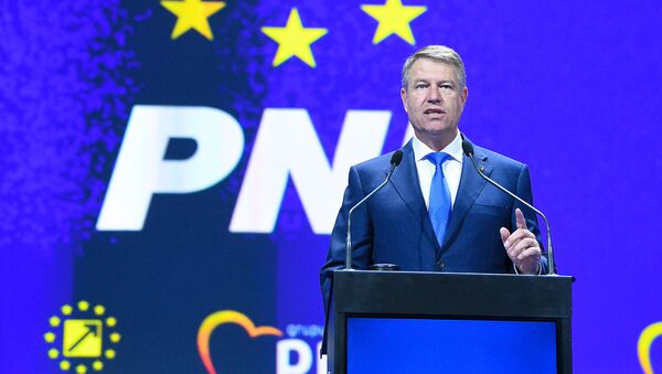 Klaus Iohannis la Summitul liderilor locali și regionali ai Partidului Popular European - Sputnik Moldova-România